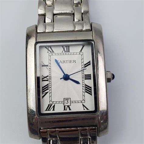 gold and silver cartier watch amazon dupe|reproduction cartier tank watch.